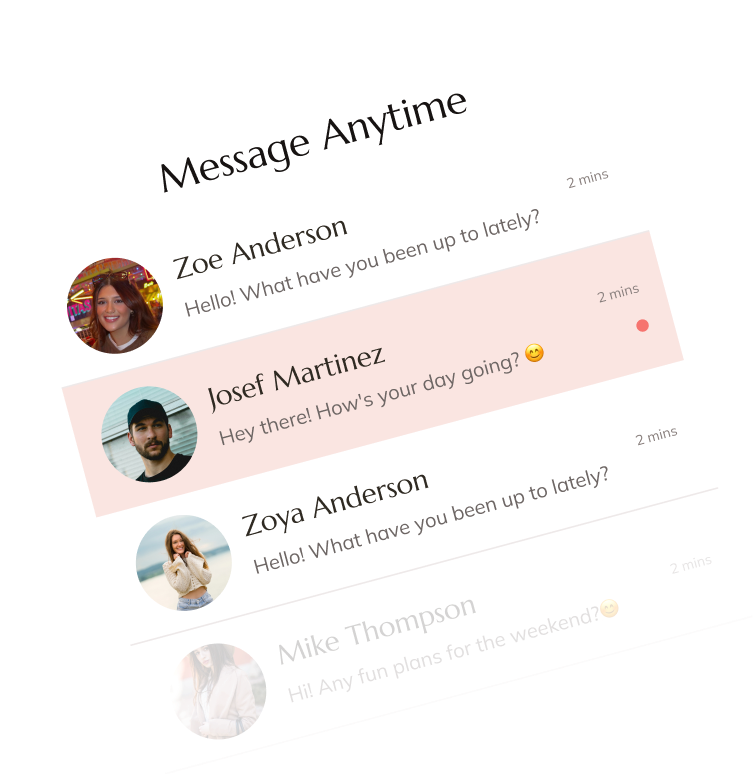 Message Anytime card